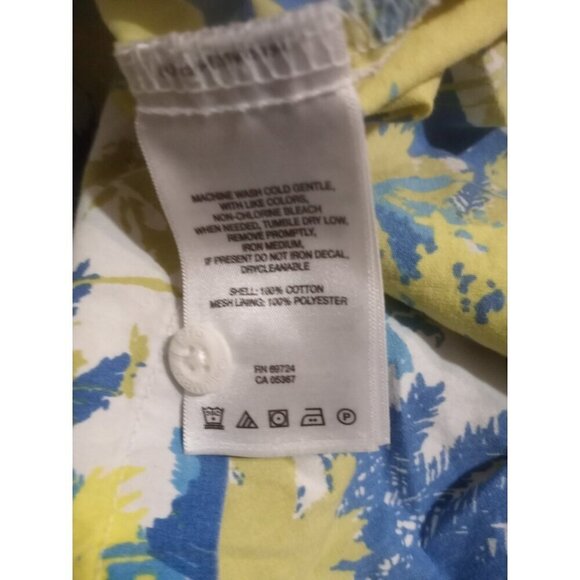 Columbia PFG Shirt Mens Large Blue Green Floral Trollers Best Vented Fishing USA - Picture 11 of 13